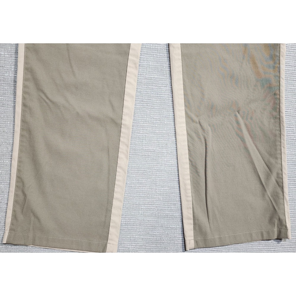 Sierra Designs Mens 34x32 Two Tone Hiking Pants Tan Olive Green Stretch Outdoor - Picture 4 of 10